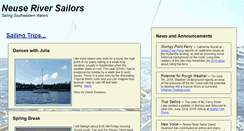 Desktop Screenshot of neuseriversailors.com